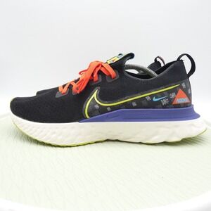 Nike React Infinity Run Flyknit CZ2358-001 Mens 12.5 Running Shoes Black Sneaker